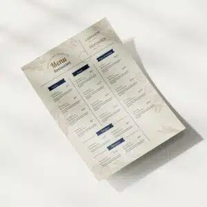 Menus classiques