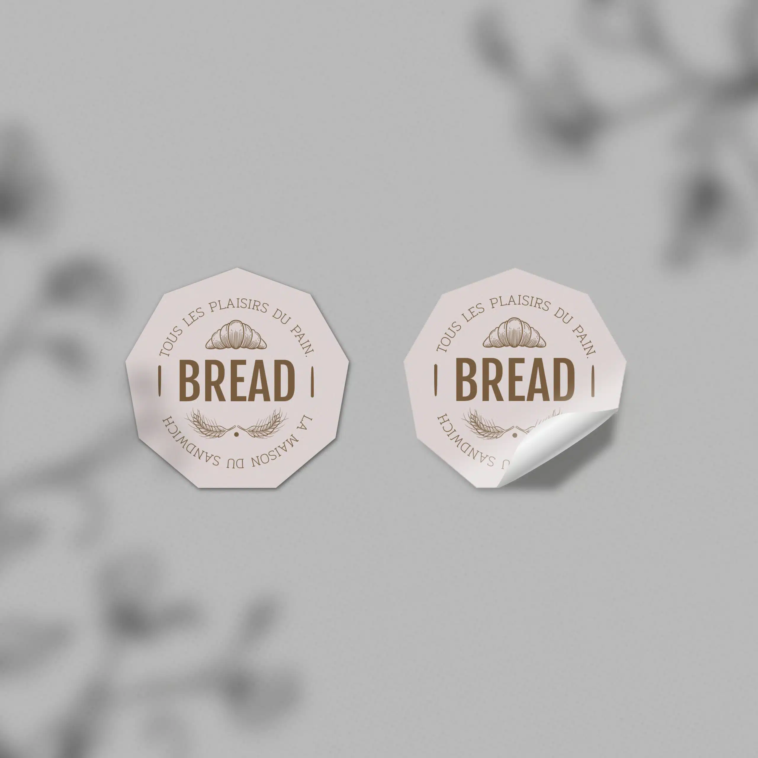 Une image de stickers muraux avec les inscriptions