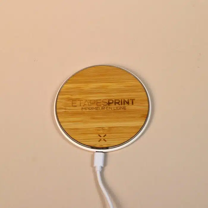 Chargeur rond personnalisé par Étapes Print