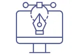 Outil de design en ligne – Création graphique intuitive directement sur le web L’image montre une icône stylisée de cinq silhouettes représentant des personnes, avec un symbole “+” en haut à droite, suggérant l’ajout ou la gestion d’utilisateurs supplémentaires. Cette représentation fait référence à la fonctionnalité d’accès franchisé dans une plateforme Web to Print ou un outil B2B : chaque franchisé ou collaborateur accède à son espace personnel, tout en étant intégré à une structure centrale. Idéal pour les réseaux, enseignes et franchises souhaitant uniformiser leur communication et leurs supports tout en décentralisant les commandes.